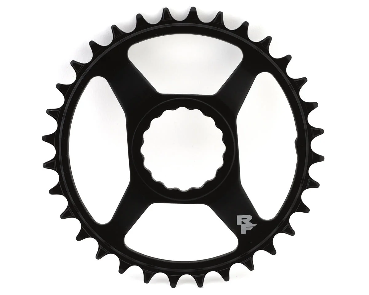Race Face Narrow-Wide CINCH Direct Mount Steel Chainring (Black) (1 x 9-12 Speed) (Single) (32T) (3mm Offset/Boost)